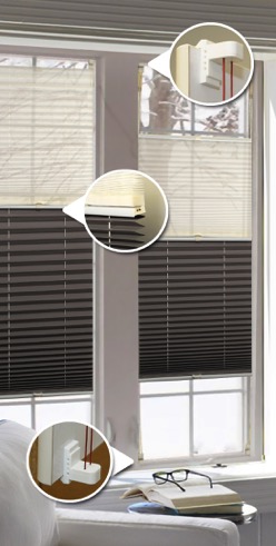 Easy Fix 20mm Duo Pleated Blind