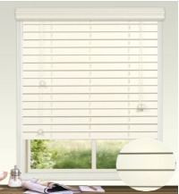 50mm Embossed Fauxwood Venetian Blind with Crown Valance